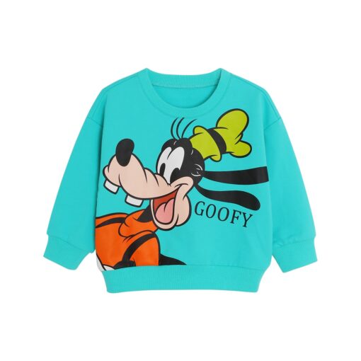 Boys Girls Hoodies Cartoon Pattern Autumn Winter Outwear Children Sweatshirts for Kids Clothes Baby Boys Girls Pullovers 2-8Y