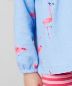 Little maven Girls Long Sleeve Shirts Animal Flamingo Children Girls Tops Tees T-Shirts Baby Kids Clothes Little Girls Shirts