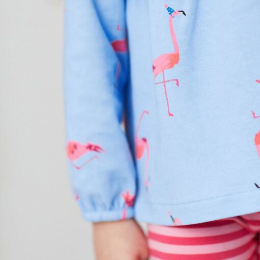 Little maven Girls Long Sleeve Shirts Animal Flamingo Children Girls Tops Tees T-Shirts Baby Kids Clothes Little Girls Shirts