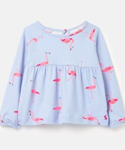 Little maven Girls Long Sleeve Shirts Animal Flamingo Children Girls Tops Tees T-Shirts Baby Kids Clothes Little Girls Shirts