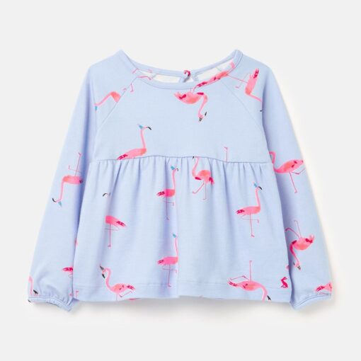 Little maven Girls Long Sleeve Shirts Animal Flamingo Children Girls Tops Tees T-Shirts Baby Kids Clothes Little Girls Shirts