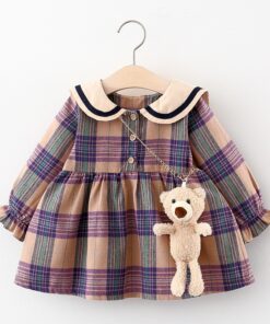 Newborn Baby Girls Dress 2020 Fall Fashion Cute Long Sleeve Princess Dresses for Infant Baby Clothing Toddler Girl Dress Vestido