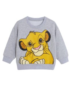 Boys Girls Hoodies Cartoon Pattern Autumn Winter Outwear Children Sweatshirts for Kids Clothes Baby Boys Girls Pullovers 2-8Y