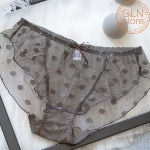 New style women underwear panties sexy mesh lace underwear briefs Japanese bow girl lace sweet low waist shorts 223