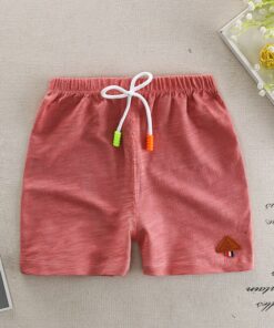 Girls Shorts Summer Shorts For Boys Cotton Kids Shorts Children Beach Shorts Clothes Flamingos Toddler Baby Clothing Pants