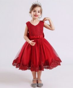 Kids Dress for Girls Summer Dresses for Party and Wedding Christmas Clothing Princess Flower Tutu Dress Children Prom Ball Gown