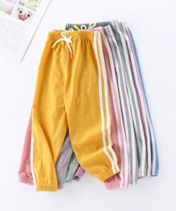 Kids Summer Pants Baby Boy Anti Mosquito Long Harem Pant Bottoms For Children 0-5years Girls Panties Toddler Trousers Joggers