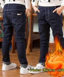 High Quality Autumn Spring Baby Jeans For Boys Pants Kids Clothes Cotton Casual Children Teenager Denim Trousers Boys Clothes