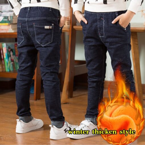 High Quality Autumn Spring Baby Jeans For Boys Pants Kids Clothes Cotton Casual Children Teenager Denim Trousers Boys Clothes