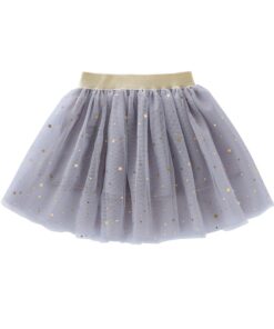 2020 Fashion Kids Mesh Miniskirts Girls Princess Stars Glitter Dance Ballet Tutu Brand Sequin Party Girl Faldas Skirt Elastic