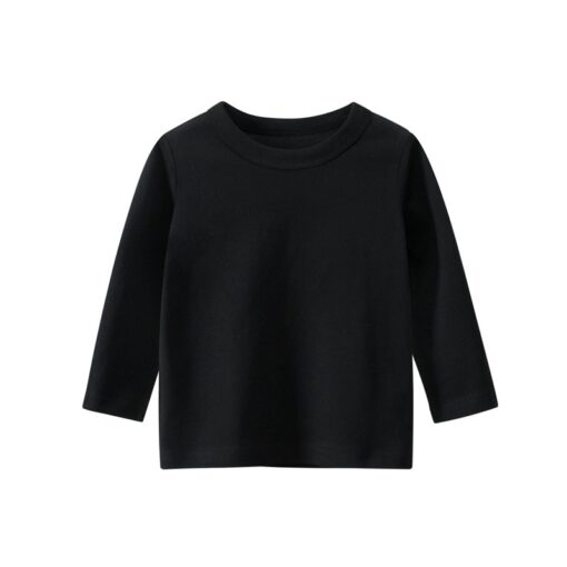 100% Cotton Long Sleeves Kids T Shirt Boys Girls Toddler Infant Baby Clothing Casual T-Shirts Tops Tees Shirt Child Clothes