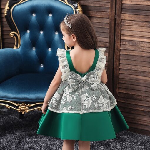 Party Princess Dress Children kids clothes 5 colors 3-14yrs Hot Selling Baby Girls Flower sequins Dress High quality new 2020