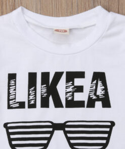 Baby Boys Clothes 2020 Hip Hop Short Sleeve Summer Toddler Infant Like A Boss Letter Tops T-shirt Camo Pants Outfits 2Pcs