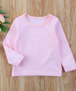 2020 Brand New Toddler Infant Child Kids Baby Boys Girls Cotton Warm Clothing T-shirt Tops Thermal underwear Brief Outwear 6M-5T